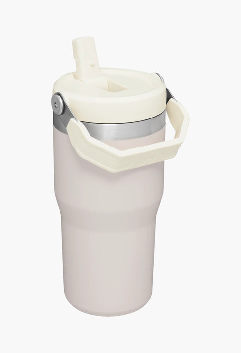 Rose Quartz - The IceFlow™ Flip Straw Tumbler | 20 OZ - GLAM MODA